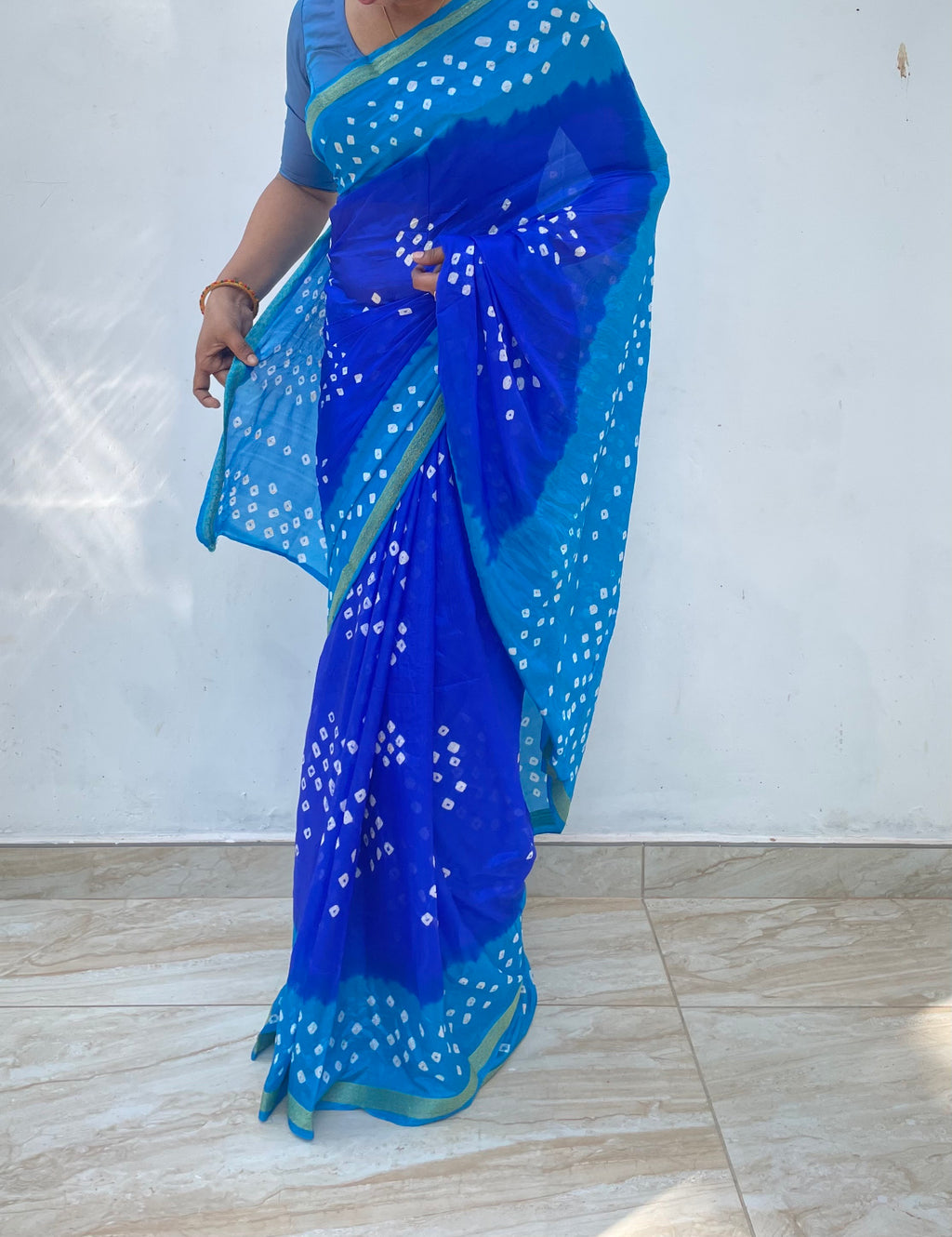 Bandhani Silk Saree