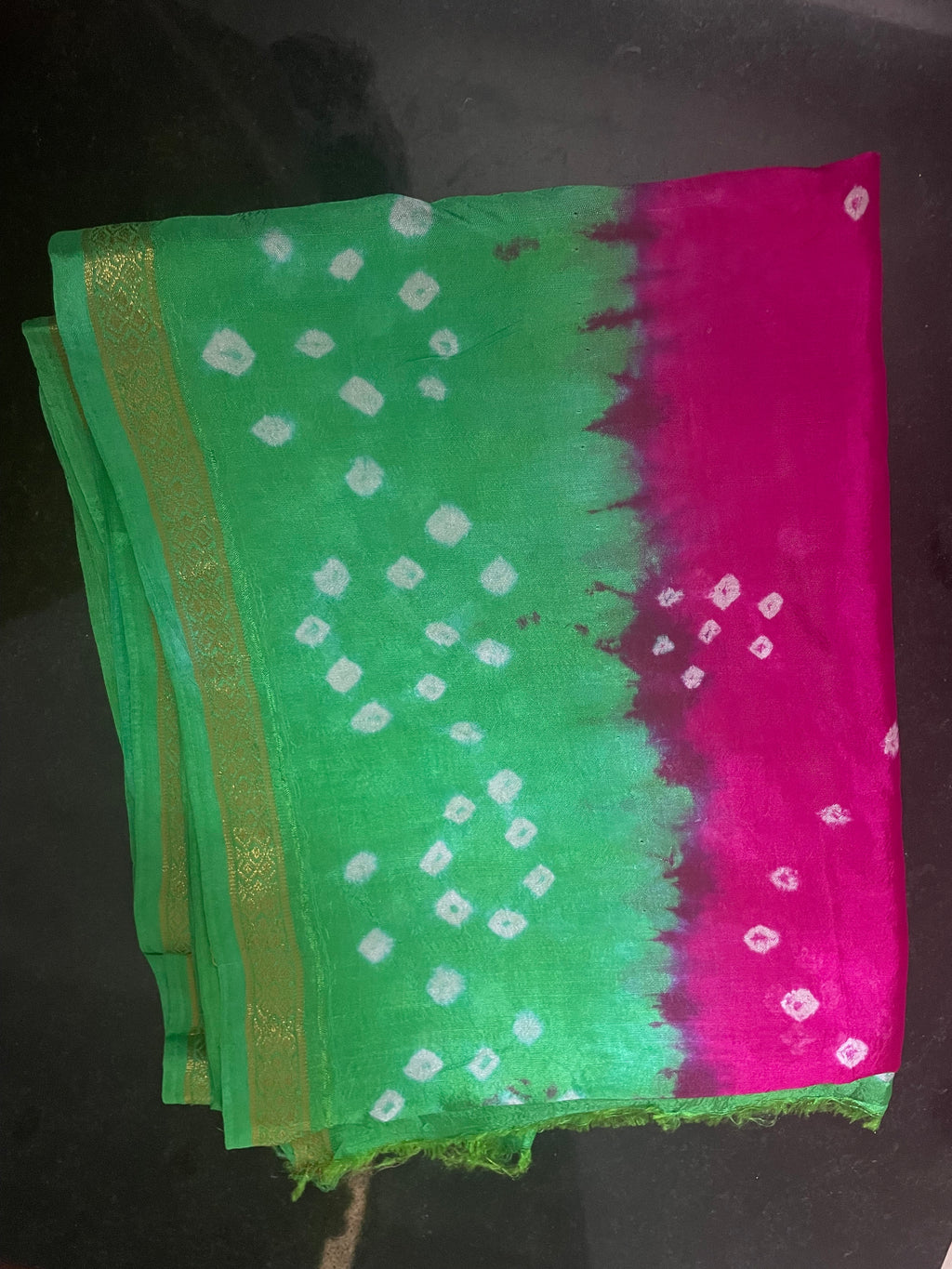 Bandhani Silk Saree